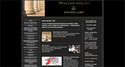 Desktop Screenshot of maccaronelaw.com