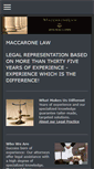 Mobile Screenshot of maccaronelaw.com