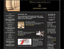 Tablet Screenshot of maccaronelaw.com